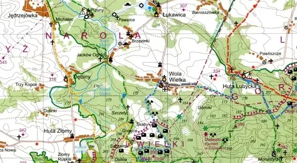 Mapa tras rowerowych Roztocze – odkryj najlepsze szlaki rowerowe
